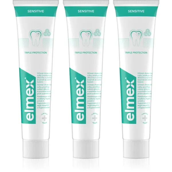 Elmex Sensitive Pasta pentru dinti sensibili 3x75 ml
