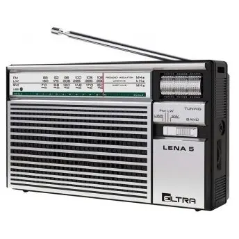 Eltra Radio portabil Eltra Lena 5, Argintiu