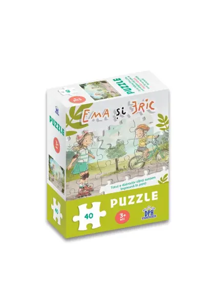 Ema si Eric in parc: Puzzle