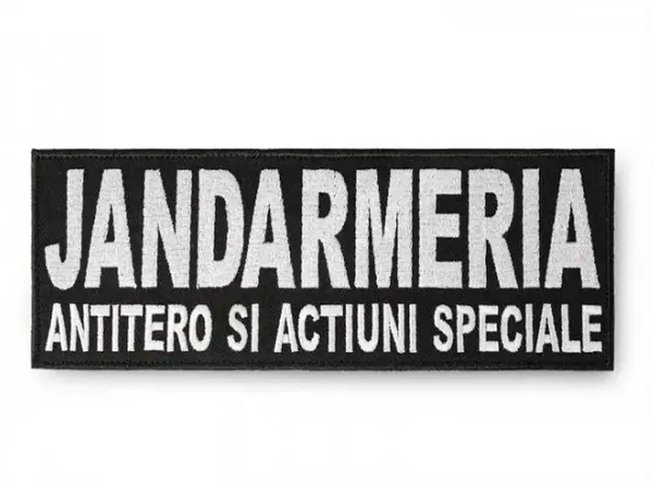 Emblema Brodata Jandarmeria Antitero si Actiuni Speciale 22x8cm - Default Title