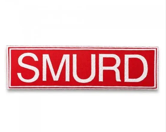 Emblema Brodata SMURD 10x3cm - Default Title