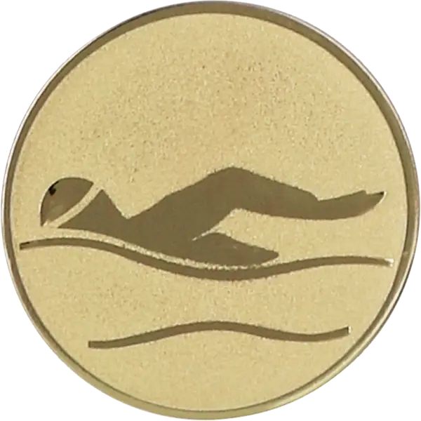 Emblema medalie cupa simbol Inot 25mm, aurie