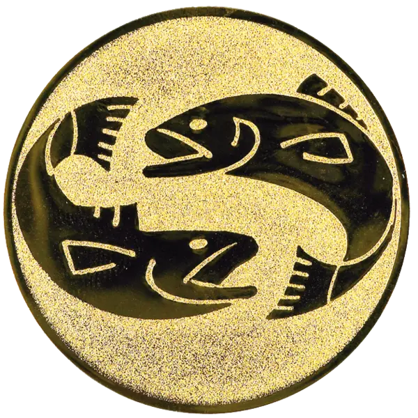 Emblema medalie Peste simbol 25mm, aurie