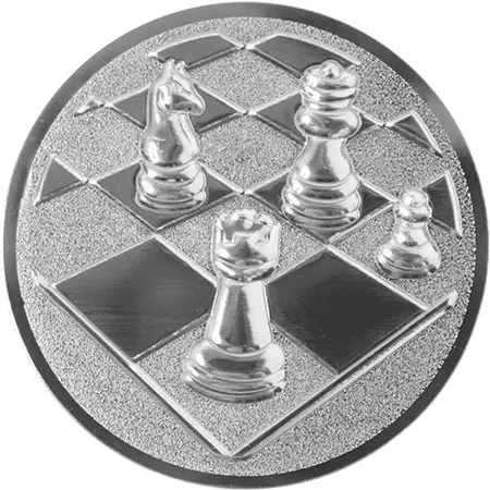 Emblema pentru medalie model Sah 3D, 25mm