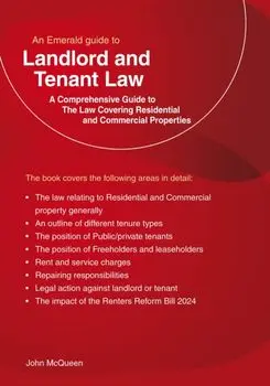 Emerald Guide to Landlord and Tenant Law - Residential and Commercial Property. Revised Edition, Paperback/John McQueen