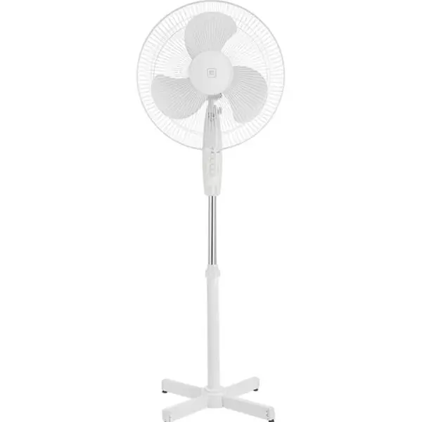Emma Ventilator cu picior Emma, ultra silentios, 45 W, diametru 40 cm, 3 trepte de viteza, Alb