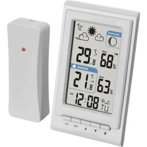 EMOS Statie meteo fara fir Emos E0352 si ceas cu alarma