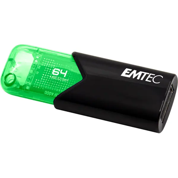 EMTEC Memorie USB Emtec B110 Click Easy 64 GB, USB 3.2
