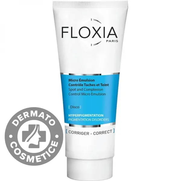 Emulsie pentru controlul petelor si uniformizarea tenului, 40ml, Floxia