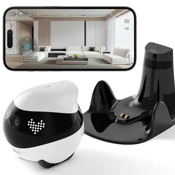 Enabot Camera de supraveghere Enabot EBO AIR 2, 2K, 2304x1296, 2450 mAh, Wi-Fi, Alb