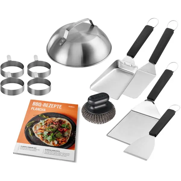 Enders Set Enders 8776, 10 piese pentru plancha din otel inoxidabil si plastic