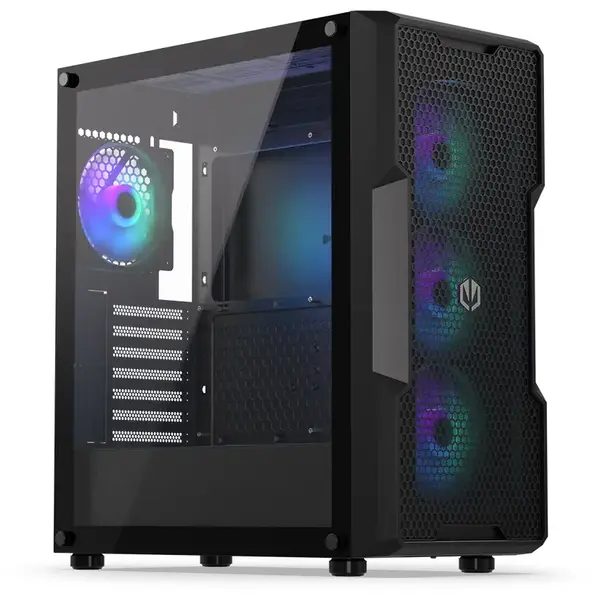 Endorfy Carcasa Endorfy Regnum 400 ARGB, Mid-Tower, 2 x USB 3.1, Negru