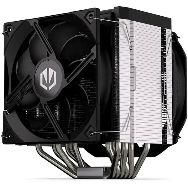 Endorfy Cooler CPU Endorfy Fortis 5 Dual Fan, compatibil Intel/AMD, ventilatoare 1 x Fluctus 140mm, 1 x Fluctus L120