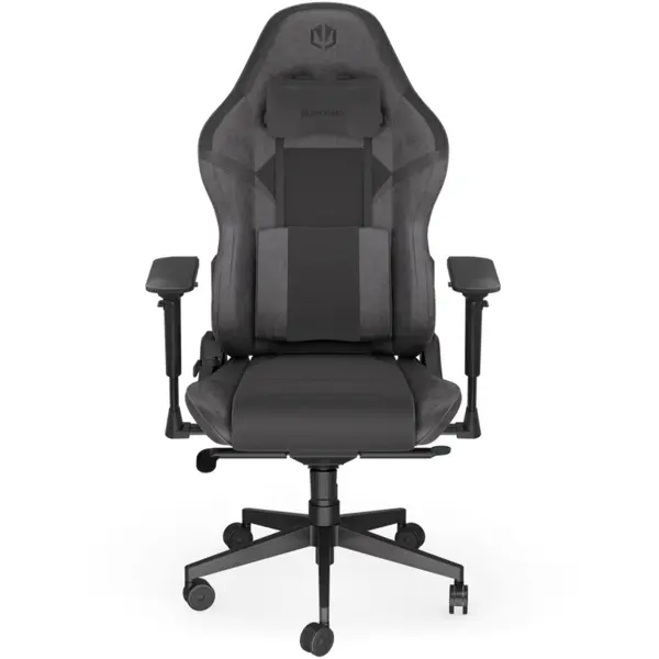 Endorfy Scaun Gaming ENDORFY Scrim BK, Piele/Textil, Suport lombar, 120 Kg, Negru