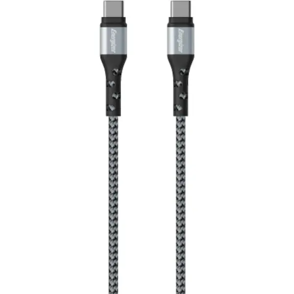 Energizer Cablu de incarcare Energizer, universal, USB-C la USB-C, lungime 2 m, Argintiu