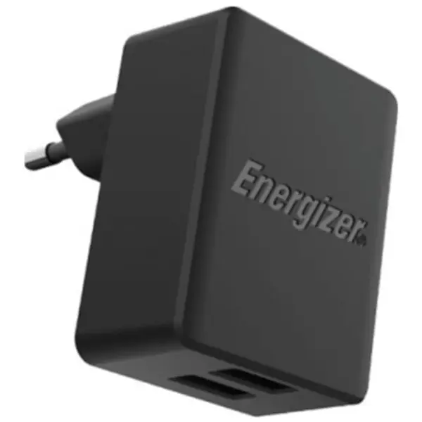 Energizer Incarcator adaptor Energizer A12EU, 12W, 2x USB, Negru