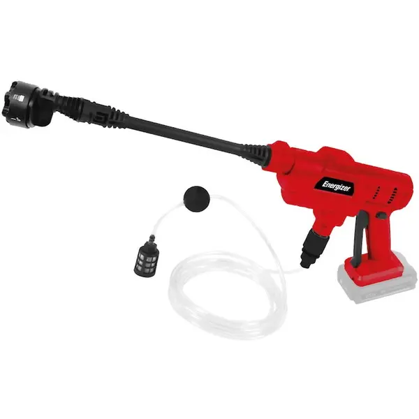 Energizer Masina de curatat cu presiune Energizer 3WSG01, 20V, 21.500 rpm, presiunea 25 bar, debit 3.3L/min, presiune hidraulica 2.4Mpa, set accesorii incluse, fara acumulator si incarcator