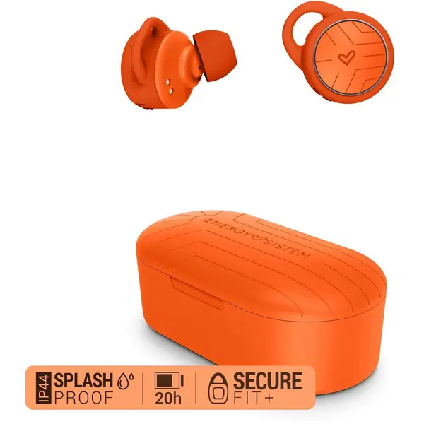 ENERGY SISTEM Casti Energy Sport 2 Sistem, wireless, IP44, BT5.0, rosii