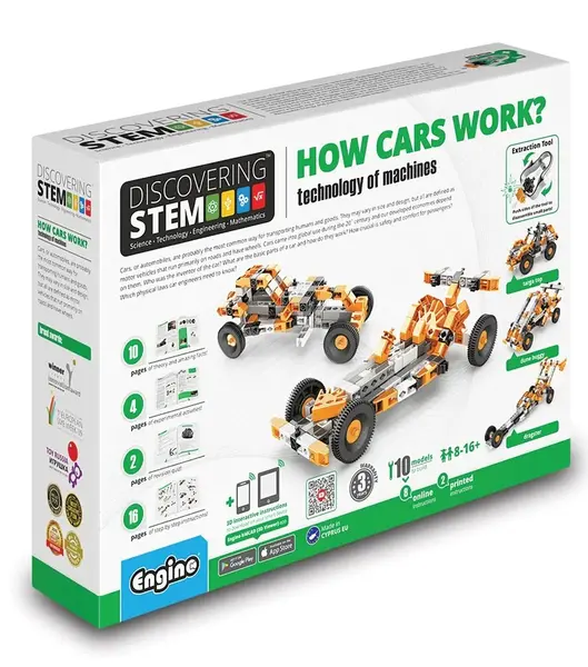 Engino STEM Constructor - Cum funcționează mașinile