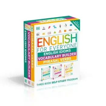 English for Everyone English Idioms, Vocabulary Builder, Phrasal Verbs 3 Book Box Set, Paperback/Dk