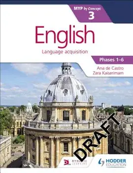 English for the Ib Myp 3, Paperback/Ana de Castro