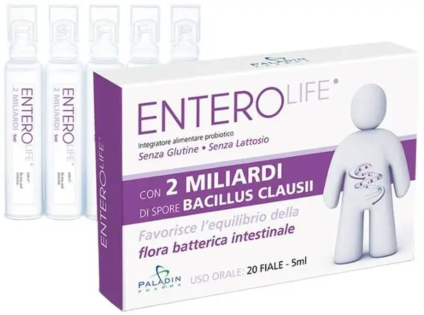 EnteroLife 2 Miliardi, 20 fiola, Paladin Pharma