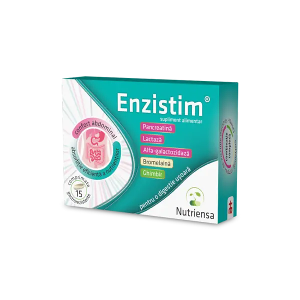 Enzistim, Antibiotice | 15 cpr gastrorezistente