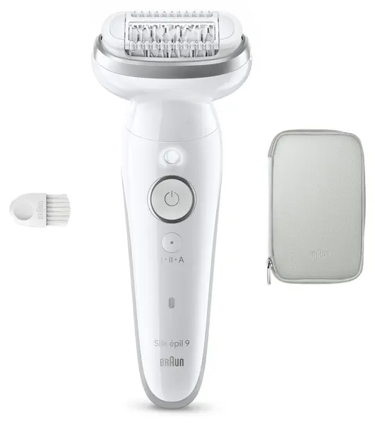 Epilator Braun - SES 9-000, 2 trepte, alb/argintiu