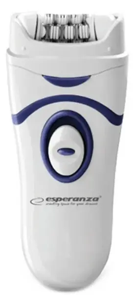 Epilator Esperanza - EBD002V, 2 vitezi, 1 rezervă, alb/albastru