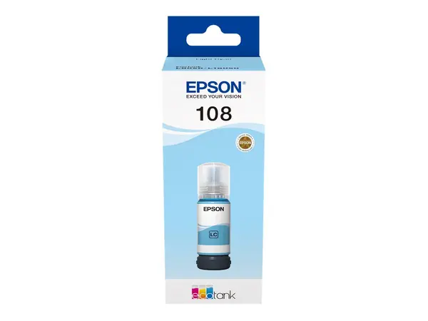 Epson 108 Light Cyan C13T09C54A - Cerneală Originală, 70 ml, EcoTank L Series