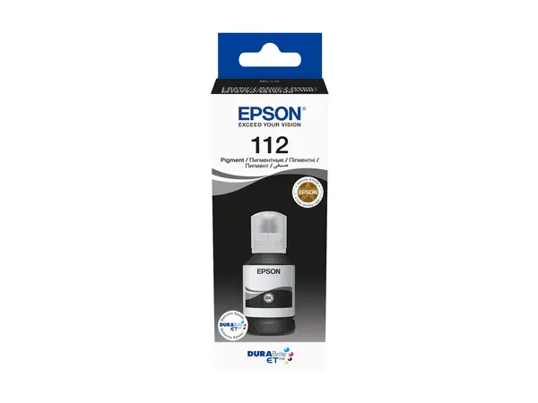 Epson 112 Black - Cerneala Originala EcoTank Pigment 127 ml (C13T06C14A)