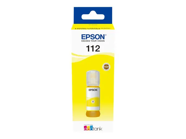 EPSON 112 EcoTank Yellow - Cerneala Pigment 70ml, Original, Ink Refill