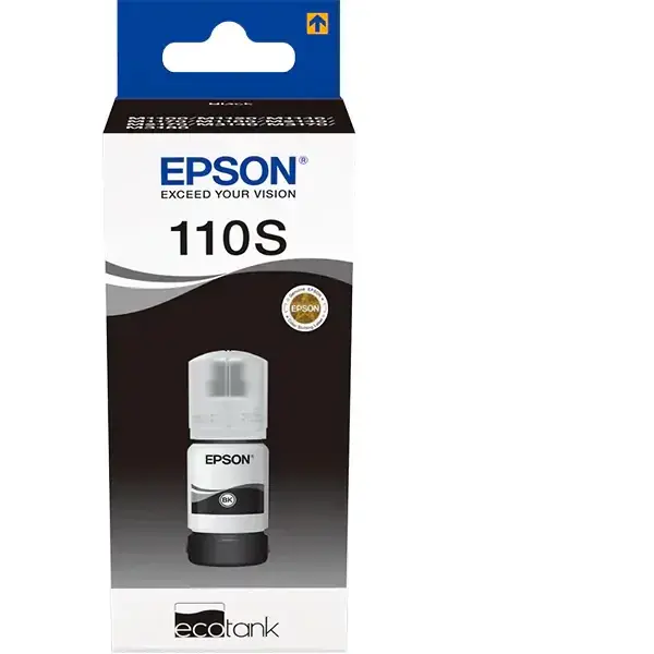 Epson Cartus cerneala Epson 110S, pigment black, compatibilitate: EcoTank M3170, M3140, M2170, M2140, M1180, M1170, M1140, M1120, M1100, ET-M3180