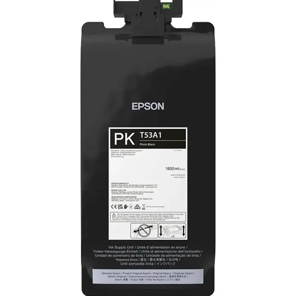 Epson Cartus Cerneala Original Epson T53A1, Negru Foto, 1600 ml, pentru Epson SC-T7700DL