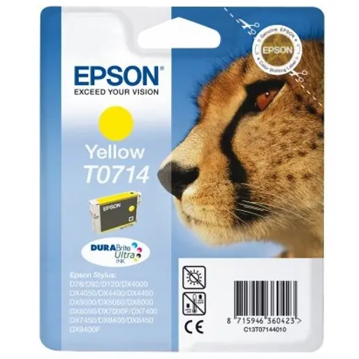 Epson EPSON T0714 YELLOW INKJET CARTRIDGE