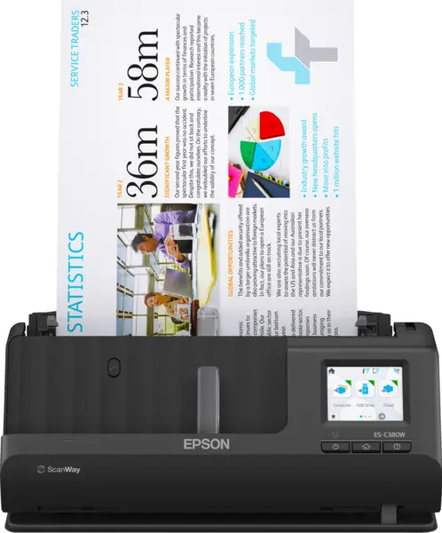 EPSON ES-C380W A4 SCANNER EPSON ES-C380W A4 SCANNER
