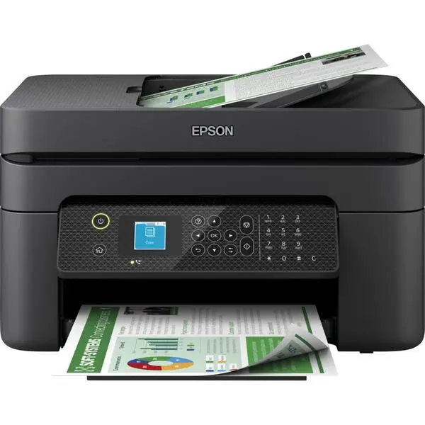 Epson Imprimanta multifunctionala Epson WF-2930DWF, Inkjet Color, A4, Wi-Fi, ADF, Duplex, Fax