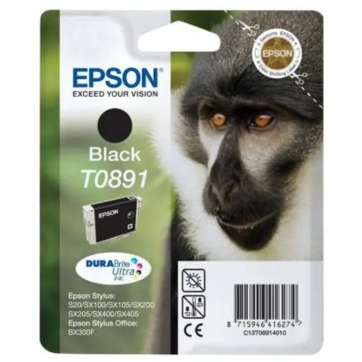 Epson INK CARTR. BK SX100, SX200, SX400, BX300