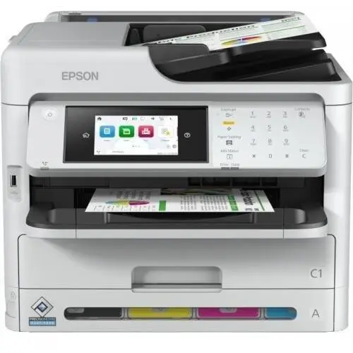 Epson Multifunctional Epson WorkForce Pro WF-M5899DWF MFP, A4, Color, 34 ppm, Retea, Wireless, Alb