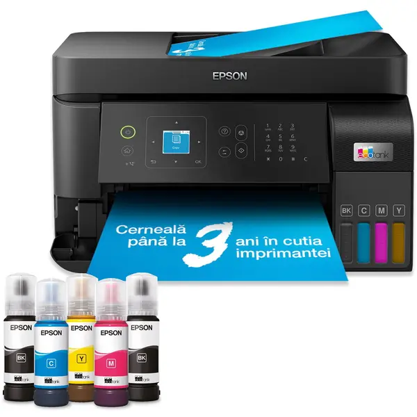 Epson Multifunctional InkJet Color Epson EcoTank L5590, Negru