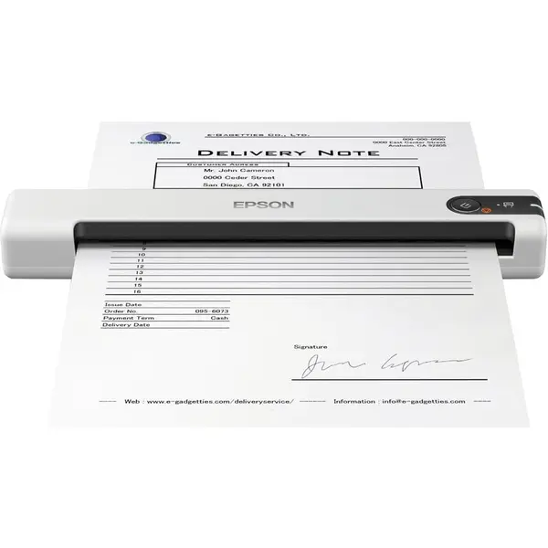 Epson Scanner Epson WorkForce DS-70, 5.5 ppm, A4, USB, Alb