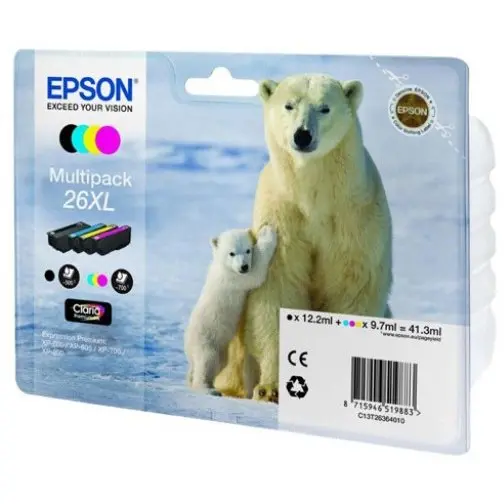 Epson Set Epson T2636 XL CMYK Claria Multi Pack | XP-600/700/800