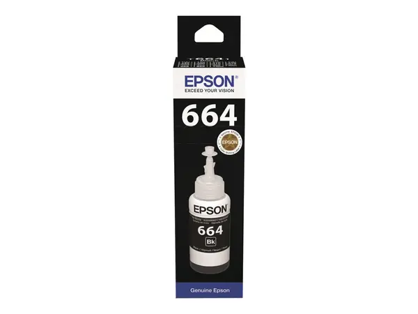 Epson T6641 C13T66414A - Cerneala originala Black, 70 ml, EcoTank L Series