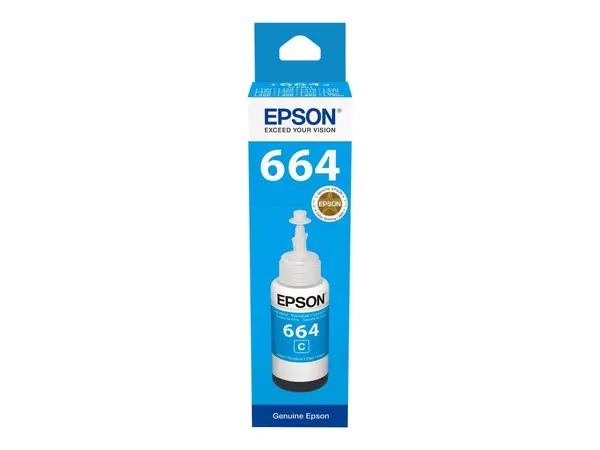 Epson T6642 Cyan - Cerneala Originala EcoTank 70 ml (C13T66424A)
