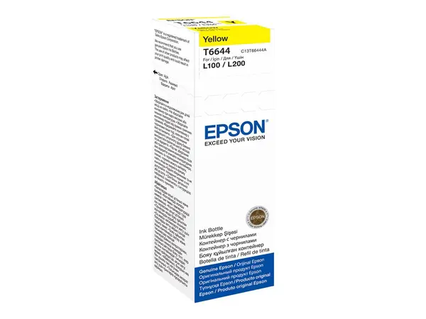 Epson T6644 Yellow C13T66444A - Cerneală Originală, 70 ml, EcoTank L Series