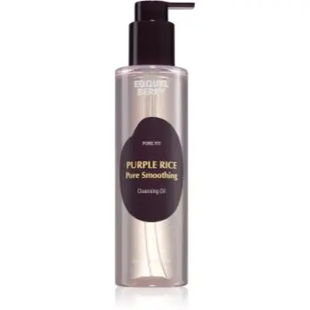 EQQUALBERRY Purple Rice Pore Smoothing Cleansing Oil ulei pentru curatarea profunda pentru ten gras si problematic