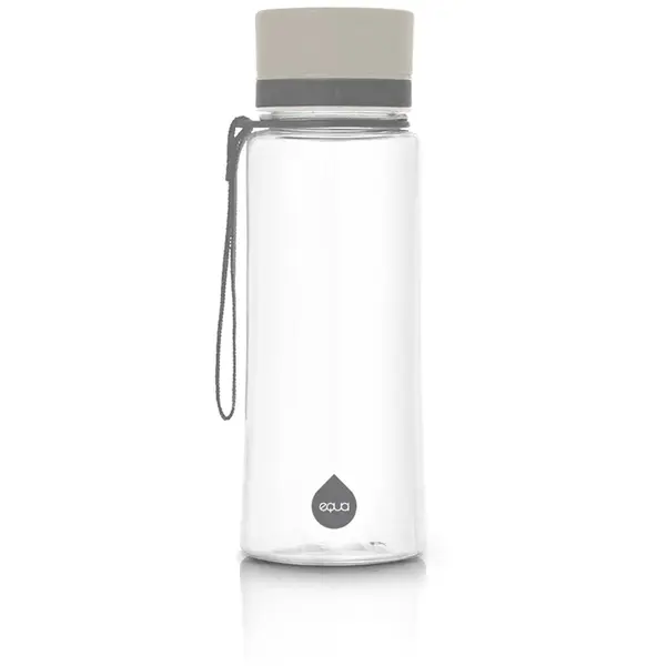 Equa Plain sticlă pentru apă culoare Grey 600 ml
