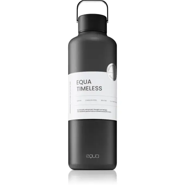 Equa Timeless sticlă inoxidabilă pentru apă culoare Dark 1 buc