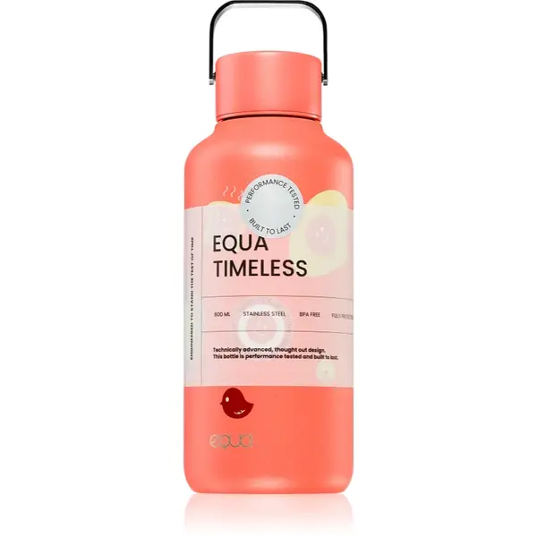 Equa Timeless sticlă inoxidabilă pentru apă mica culoare Sunny Side Up 600 ml