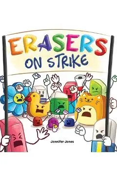 Erasers on Strike: A Funny, Rhyming, Read Aloud Kid's Book About Respect and Responsibility - Jennifer Jones